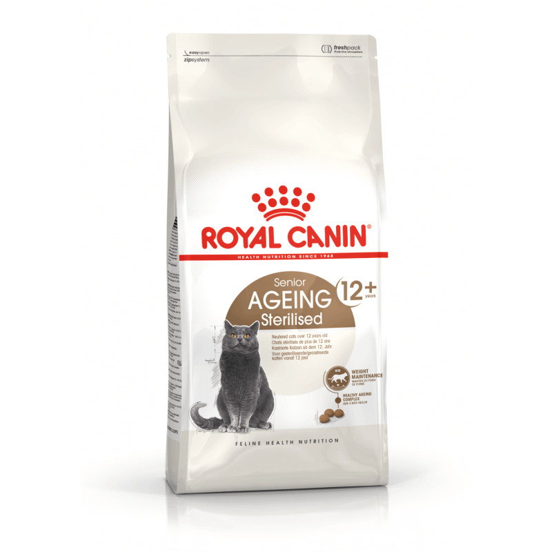 Royal Canin Ageing Sterilised 12+ kuivtoit kassidele