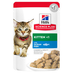 Hills Science Plan Feline Kitten Ocean Fish Pouch guljašš kassipoegadele - Bosse.ee