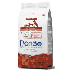Monge All Breeds Puppy & Junior Lamb kuivtoit kutsikatele - bosse.ee