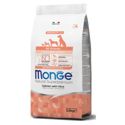 Monge All Breeds Puppy & Junior Salmon kuivtoit kutsikatele-Bosse.ee