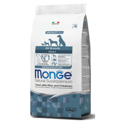 Monge All Breeds Adult Trout kuivtoit koertele-Bosse.ee