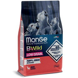 Monge BWild All Breeds Puppy & Junior Deer kuivtoit kutsikatele-Bosse.ee