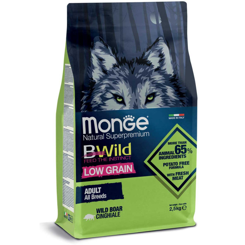 Monge BWild All Breeds Adult Wild Boar kuivkoeratoit-Bosse.ee