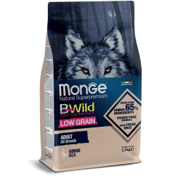 Monge BWild All Breeds Adult Goose kuivtoit koertele-Bosse.ee