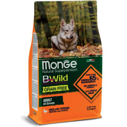 Monge Grain Free All Breeds Adult Duck teraviljavaba kuivkoeratoit-Bosse.ee