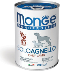 Monge Monoprotein konserv lambalihaga koertele - bosse.ee