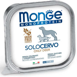 Monge Monoprotein konserveeritud toit hirvelihaga koertele-Bosse.ee