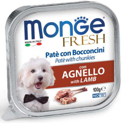 Monge Fresh pardilihatükkidega pasteet koertele - bosse.ee