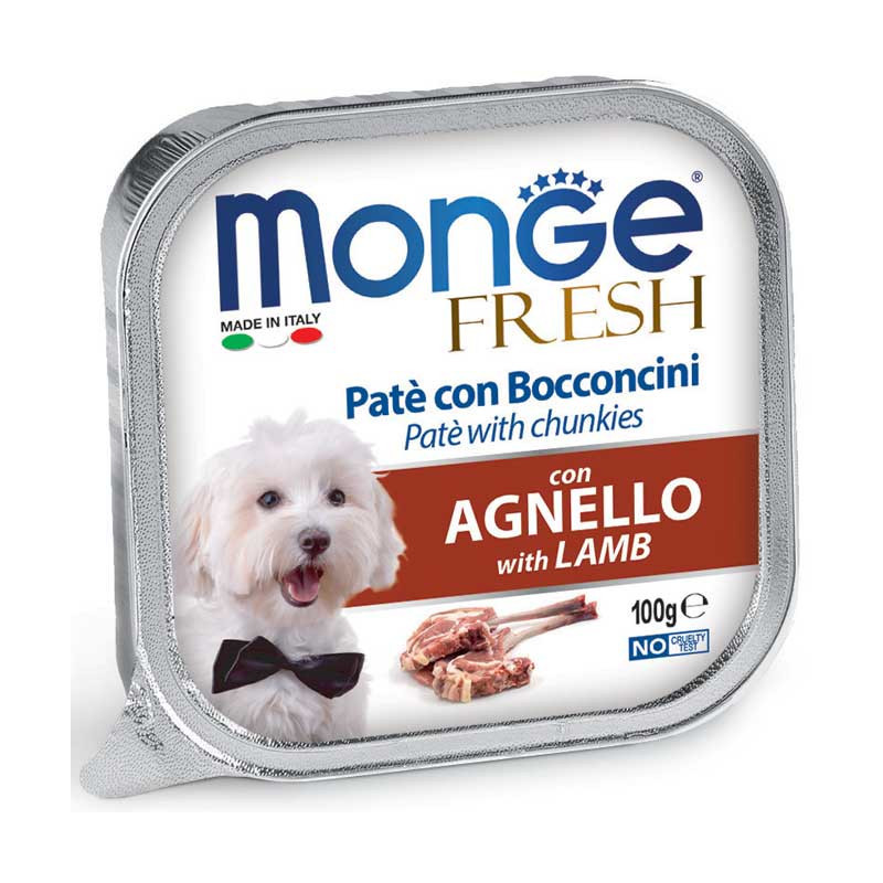 Monge Fresh pardilihatükkidega pasteet koertele - bosse.ee