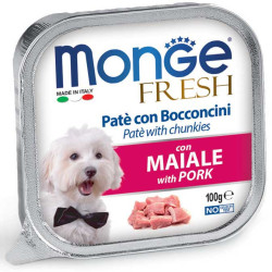 Monge Fresh sealihatükkidega pasteet koertele - bosse.ee