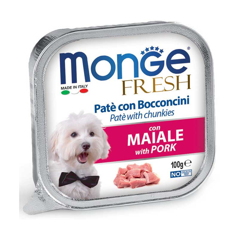 Monge Fresh sealihatükkidega pasteet koertele - bosse.ee