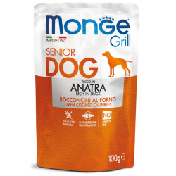 Monge Grill Dog Pouches pardikonservid vanematele koertele  - Bosse.ee