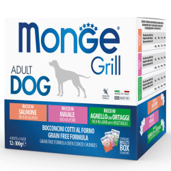 Monge Grill Multipack lamba-, sea- ja lõhekonservide komplekt koertele - Bosse.ee