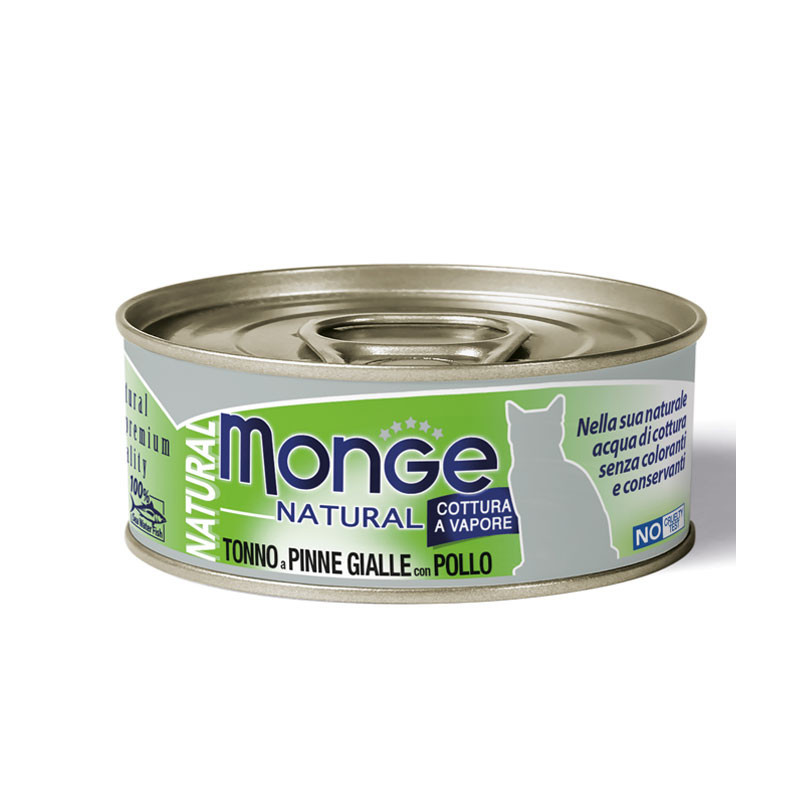 Monge Natural konserv tuunikala ja kanaga kassidele - bosse.ee
