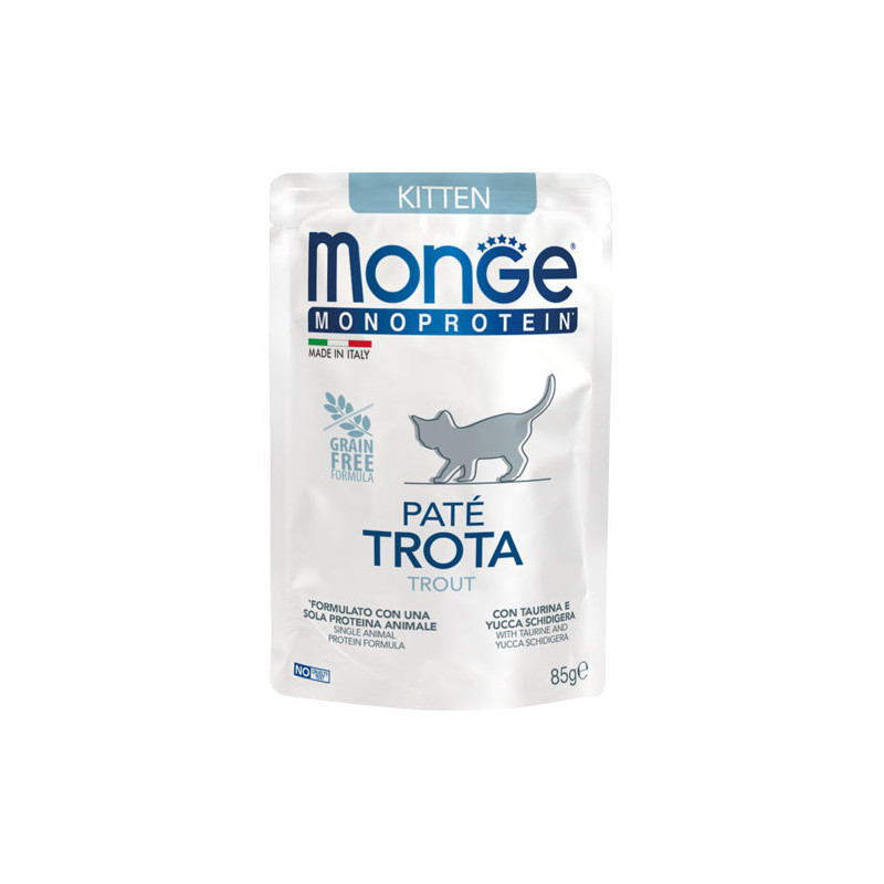 Monge Monoprotein Kitten forellipasteet kassipoegadele-Bosse.ee