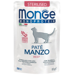 Monge Monoprotein Sterilised veiselihapasteet steriliseeritud kassidele-Bosse.ee
