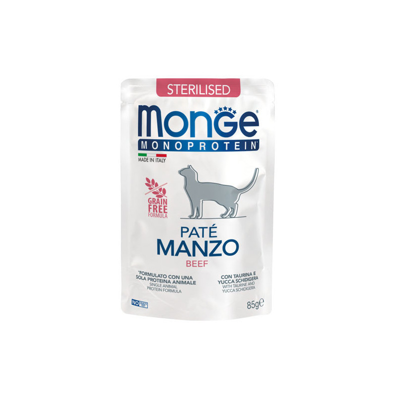 Monge Monoprotein Sterilised veiselihapasteet steriliseeritud kassidele-Bosse.ee