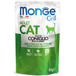 Monge Grill Cat Pouches konservid küülikuga kassidele - bosse.ee