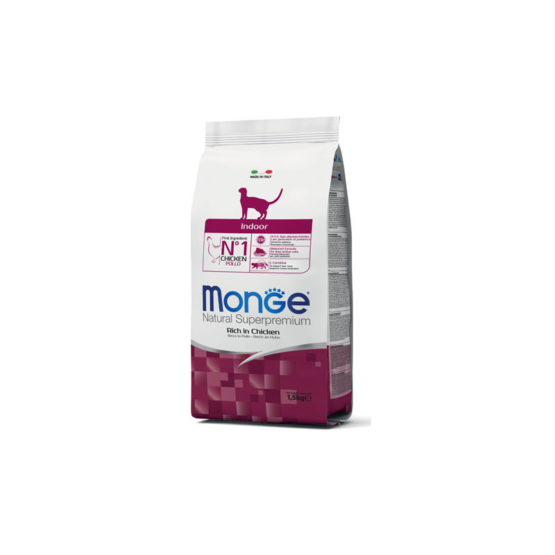 Monge Indoor Rich in Chicken kuivtoit kassidele-Bosse.ee