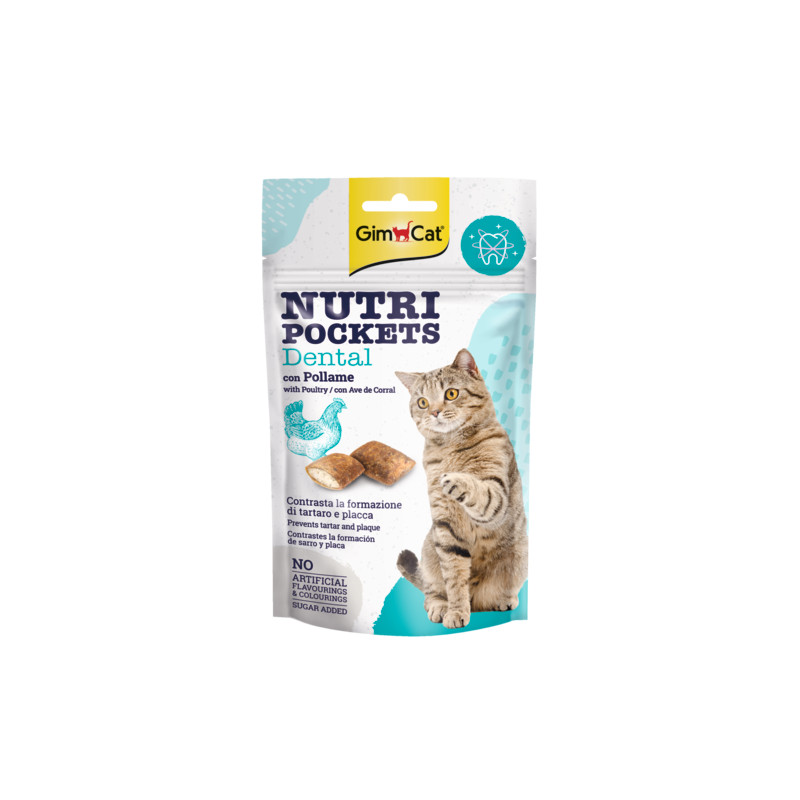 GimCat Nutri Pockets Dental maiuspalad kassidele - Bosse.ee