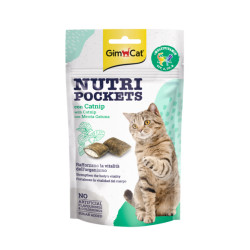 GimCat Nutri Pockets with Catnip & Multivitamin maiuspalad kassidele - Bosse.ee