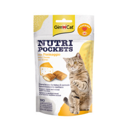 GimCat Nutri Pockets with Cheese & Taurine maiuspalad kassidele - Bosse.ee
