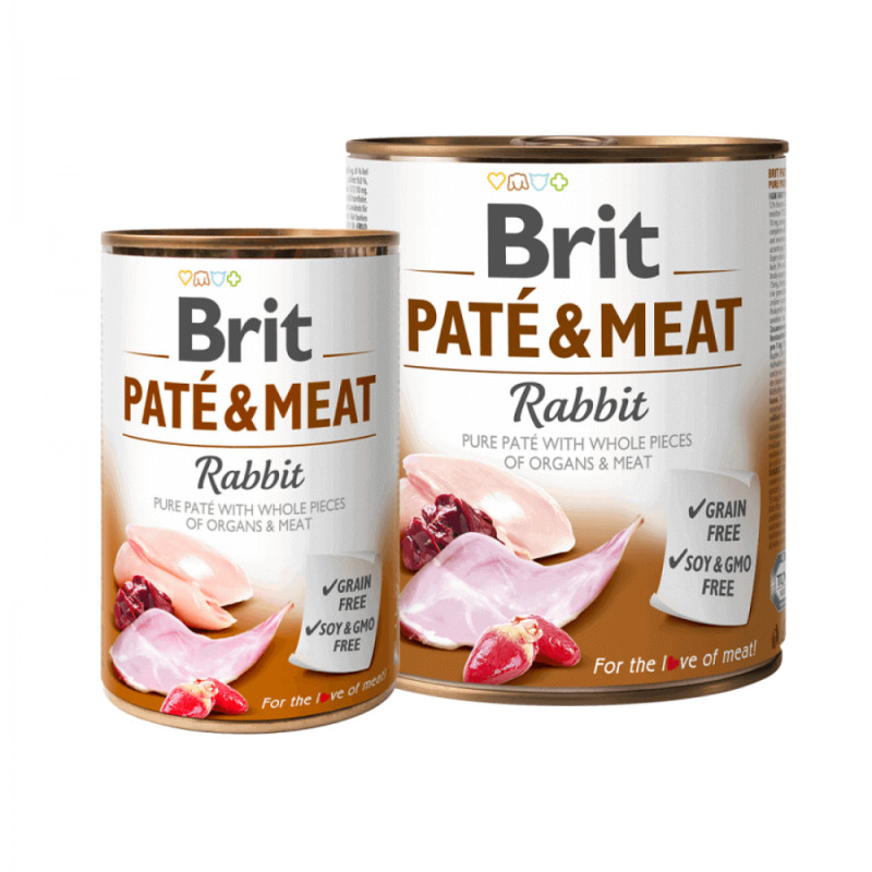 Brit Care Rabbit Pate & Meat konserv koertele - Bosse.ee