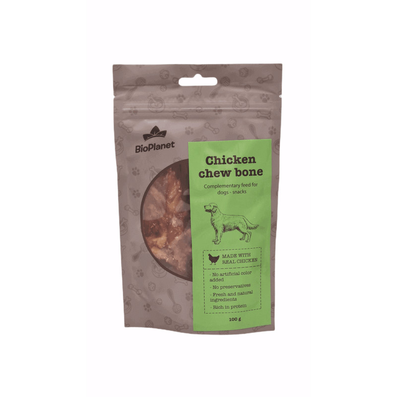 BioPlanet Chicken Chew Bone maiuspalad koertele - Bosse.ee