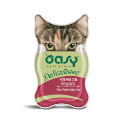 Oasy Delicatesse kanamaksapasteet täiskasvanud kassidele - Bosse.ee