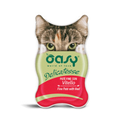 Oasy Delicatesse vasikapasteet täiskasvanud kassidele - Bosse.ee