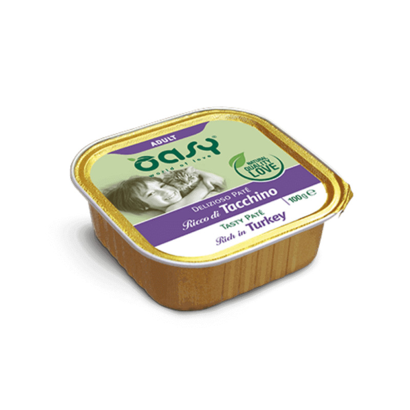 Oasy kalkunipasteet täiskasvanud kassidele - Bosse.ee