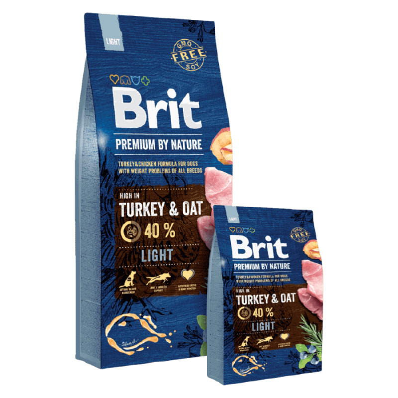 Brit Premium By Nature Light kuivtoit koertele - Bosse.ee