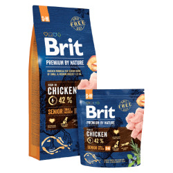 Brit Premium by Nature Senior S+M kuisööt koertele - Bosse.ee