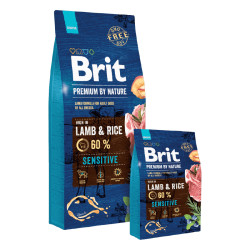 Brit Premium by Nature Lamb & Rice kuisööt koertele - Bosse.ee