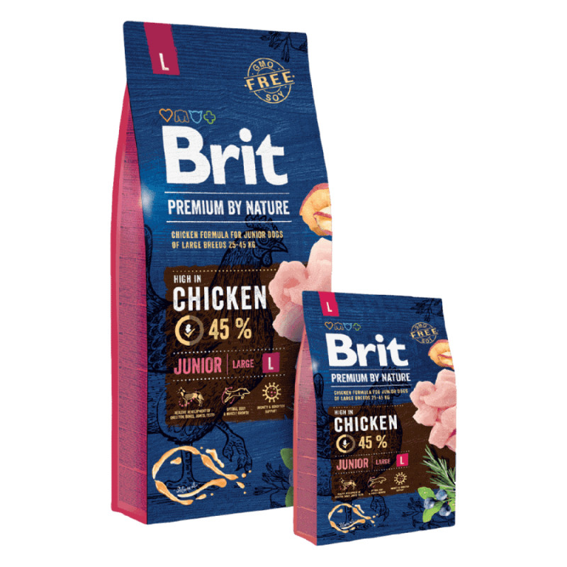 Brit Premium by Nature Junior L kuisööt koertele - Bosse.ee