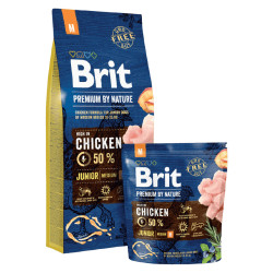 Brit Premium by Nature Junior M kuisööt koertele - Bosse.ee
