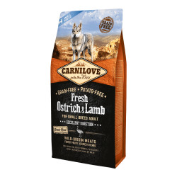 Carnilove Fresh Ostrich & Lamb small breed kuivsööt koertele - Bosse.ee