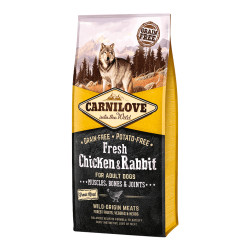 Carnilove Fresh Chicken & Rabbit kuivsööt koertele - Bosse.ee