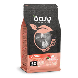 Oasy Grain Free Adult Mini Turkey teraviljavaba kalkuniga kuivtoit koertele - Bosse.ee