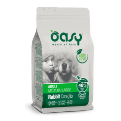 Oasy Adult Medium & Large Rabbit kuivtoit küülikuga koertele - Bosse.ee
