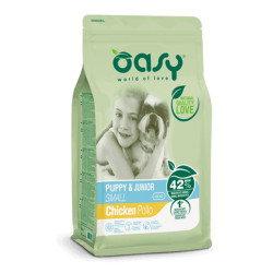 Oasy Puppy Small Chicken kuivtoit kanaga väikest tõugu kutsikatele - Bosse.ee