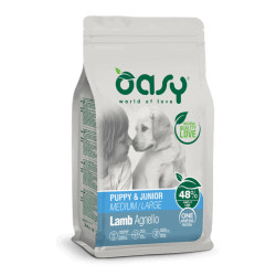 Oasy Puppy Medium & Large Lamb kuivtoit lambalihaga kutsikatele - Bosse.ee