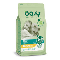 Oasy Adult Large Breed Chicken kuivtoit kanaga suurt tõugu koertele - Bosse.ee