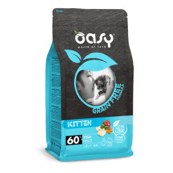 Oasy Grain Free Kitten Fish teraviljavaba kuivtoit kassidele - Bosse.ee