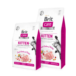 Brit Care Cat Kitten Healthy Growth teraviljavaba kuivtoit kassipoegadele kana ja kalkuniga - Bosse.ee