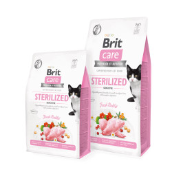 Brit Care Cat Sterilized Sensitive teraviljavaba kuivtoit steriliseeritud tundlikele kassidele küülikulihaga - Bosse.ee