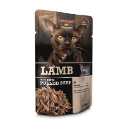 Leonardo Pulled Beef konserv lamba ja rebitud veiselihaga kassidele - Bosse.ee