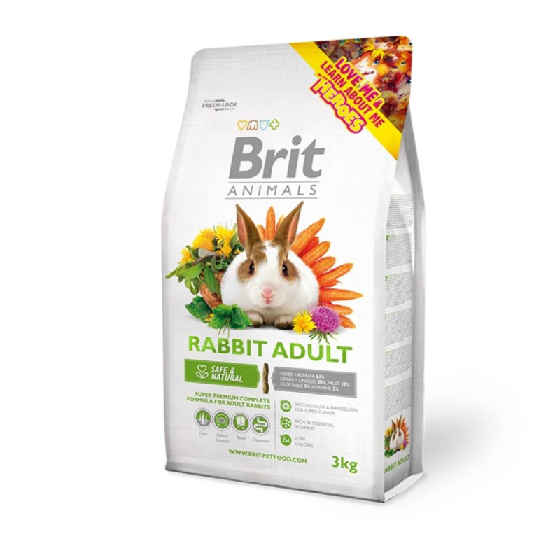 Brit Animals toit täiskasvanud küülikutele - Bosse.ee