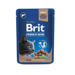 Brit Premium Liver Sterilized konservid steriliseeritud kassidele - Bosse.ee