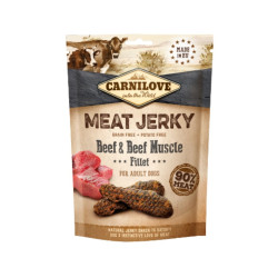 Carnilove Meat Jerky Beef & Beef Muscle Fillet maiuspalad koertele  - bosse.ee